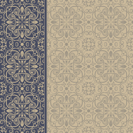 Template frame design for greeting card, vector Illustrationのイラスト素材