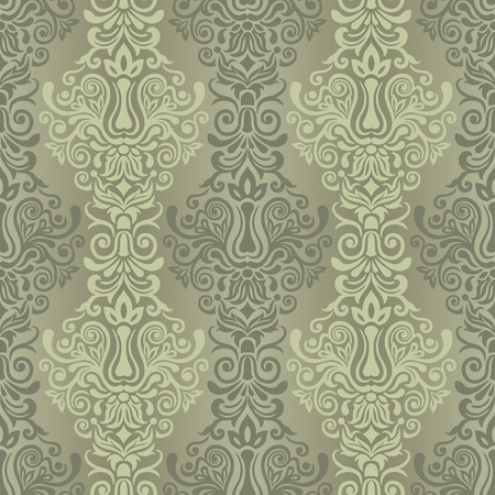 Damask seamless pattern for design. Vector Illustrationのイラスト素材