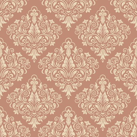 Damask seamless pattern for design. Vector Illustrationのイラスト素材