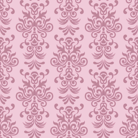 Damask seamless pattern for design. Vector Illustrationのイラスト素材