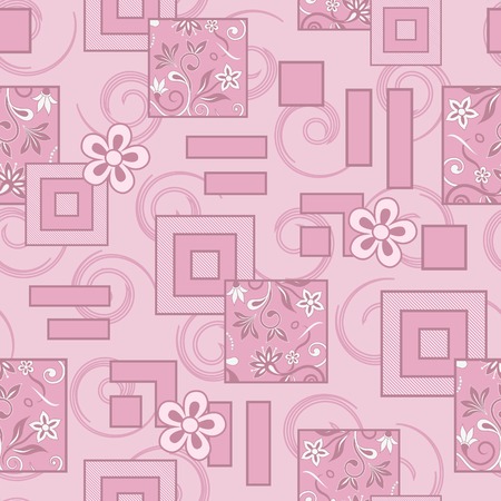 Seamless floral pattern for design, vector Illustrationのイラスト素材