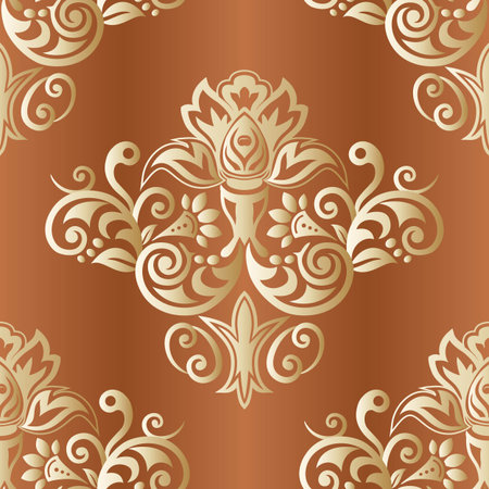 Seamless floral pattern for design, vector Illustrationのイラスト素材