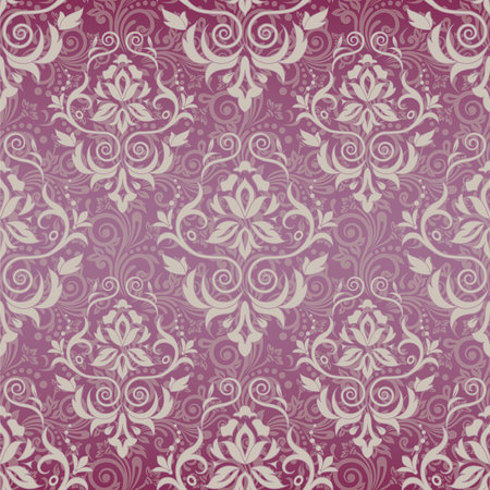 Damask seamless floral background pattern. Vector illustrationのイラスト素材