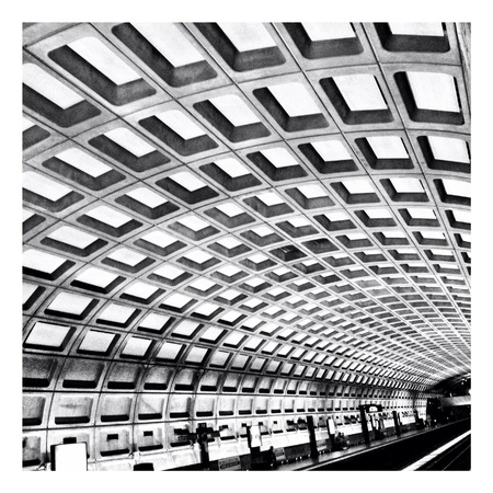 Metrorail Station in Washington DCの素材