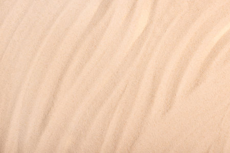 Beach sand texture background. Full frame shot.の写真素材