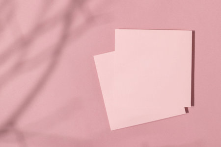 Paper background pink color, architectural drawing. blurred background. abstract shadow background....