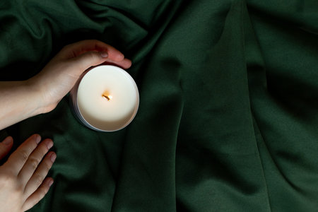 Soy candles in metal cans, handmade modern hobby , harmless coconut wax candles without paraffin on...