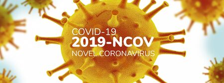 Novel Coronavirus (2019-nCoV), Virus Covid 19-NCPの写真素材