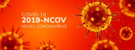 Novel Coronavirus (2019-nCoV), Virus Covid 19-NCPの写真素材