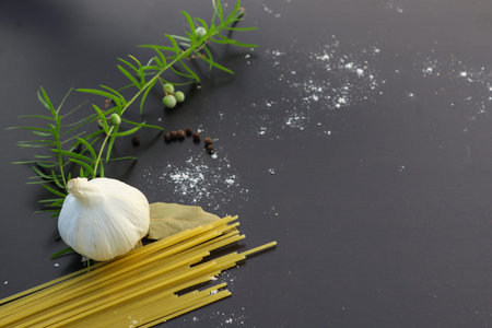 Pasta ingredients conceptの写真素材