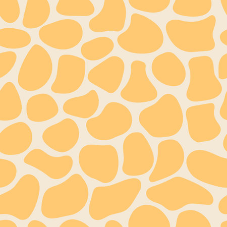 Yellow spots abstract vector patternのイラスト素材
