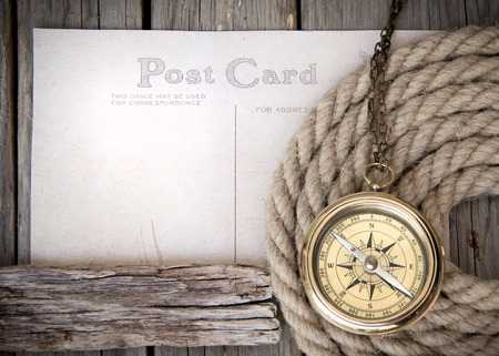 Postcard from the explorerの写真素材