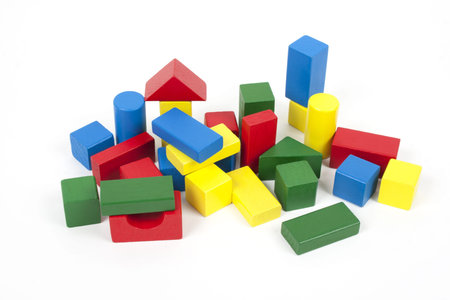 Wooden building blocks