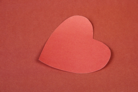 Heart from paper  Valentineの写真素材
