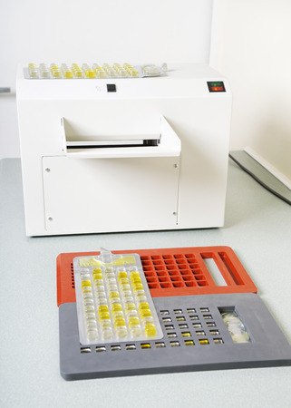 water analysis laboratory equipment の写真素材