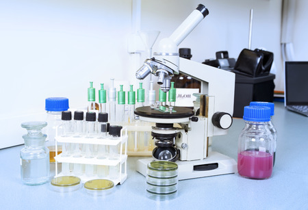 Laboratory equipment. Laboratory concept.の写真素材