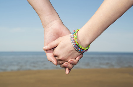 Lovers handsの写真素材