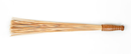  Massage broom Isolated White Background の写真素材