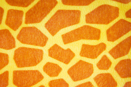 Fabrics with the drawing under a skin of a giraffe  backgroundの写真素材