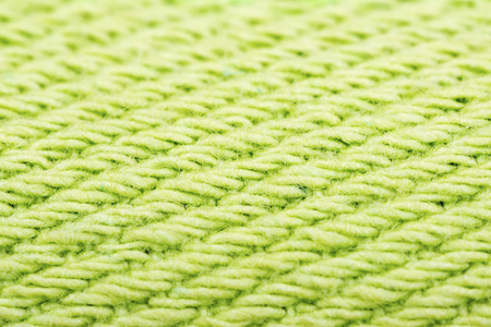 Green cotton fabric texture background. Macro shot.の写真素材