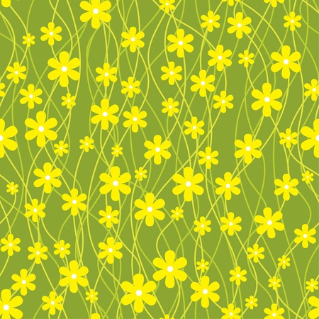 Seamless floral patternのイラスト素材