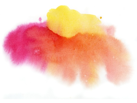 Abstract watercolor hand painted background. Painted and scanned by photographer. の写真素材