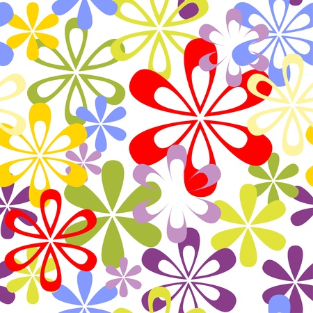 Floral seamless patternのイラスト素材