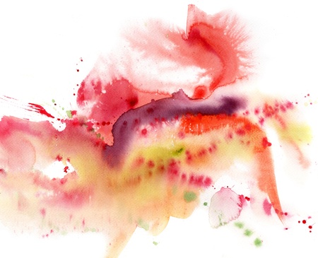 Abstract watercolor hand painted backgroundの写真素材