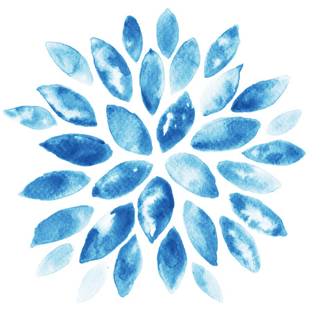 Abstract floral watercolor paintingsの写真素材