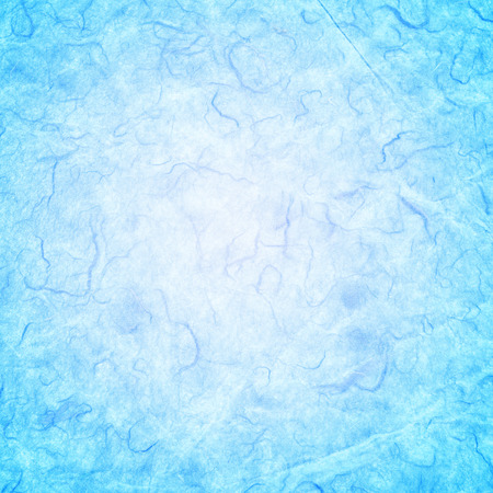 Handmade blue rice paper texture の写真素材