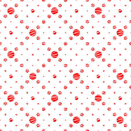 Seamless pattern. Simple ornament with polka dots.のイラスト素材