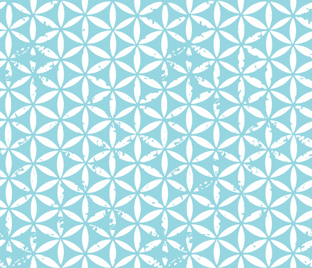 Yantra seamless ornament. Vintage floral pattern. Vector grungy illustration.のイラスト素材