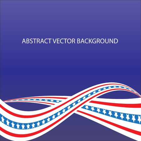 United States of America national flag waving vector icon. eps 10のイラスト素材