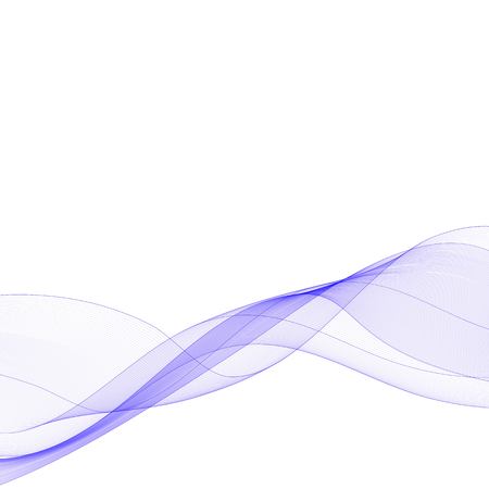 Abstract motion smooth blue, futuristic wavy vector illustrationのイラスト素材