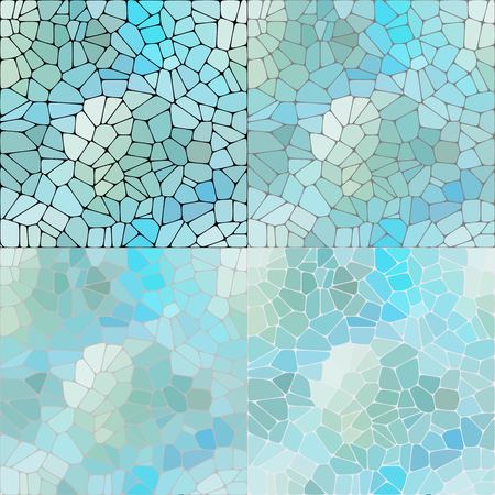 vector set of pebbles. blue abstract background- Vektorgrafik. eps 10のイラスト素材