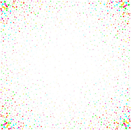 Falling multicolored triangles. frame. abstract vector illustration - Vektorgrafikのイラスト素材