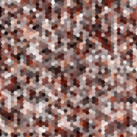 geometric image of honeycombs. Vector brown illustration - Vektorgrafik. eps 10