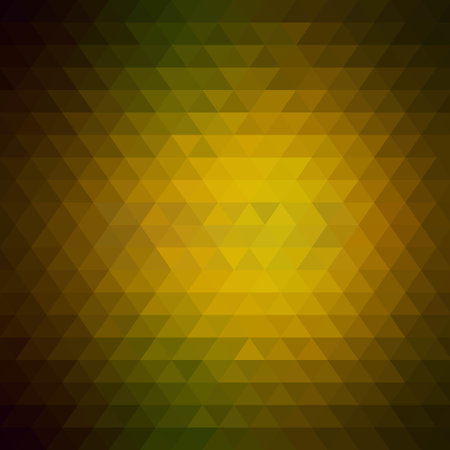 triangular background. golden brown color. polygonal style. eps 10