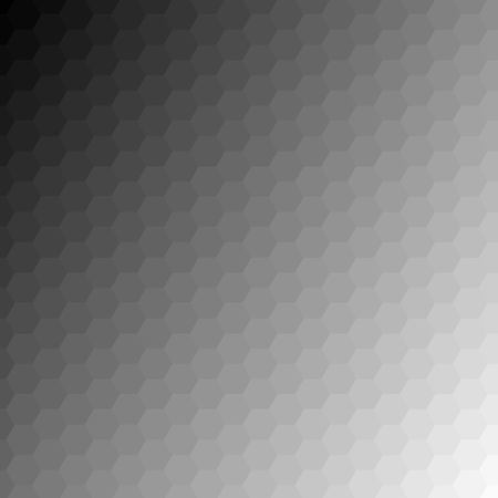 Gray triangular layout for presentation, advertising. illustration of hexagons. polygonal styleのイラスト素材