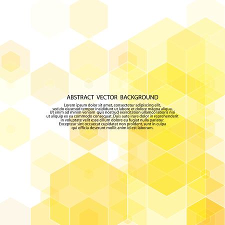 orange hexagon background. abstract vector illustration eps 10のイラスト素材