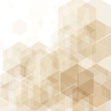 beige hexagon background. polygonal style. abstract vector illustration eps 10のイラスト素材