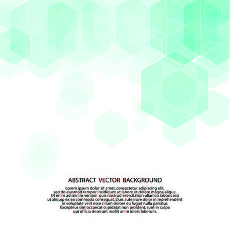 Geometric background. Brochure template design. Abstract blue hexagonal shape. eps 10のイラスト素材