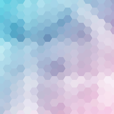 blue pink hexagons. polygonal style. abstract vector eps 10