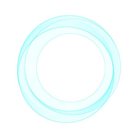 Abstract background with blue circles. vector illustrationのイラスト素材
