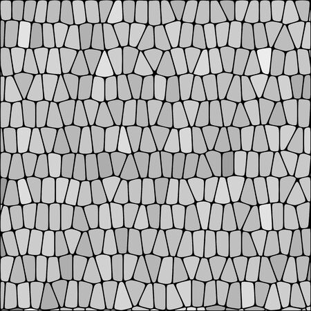 gray pebbles. geometric illustration. polygonal style, mosaic background. eps 10のイラスト素材
