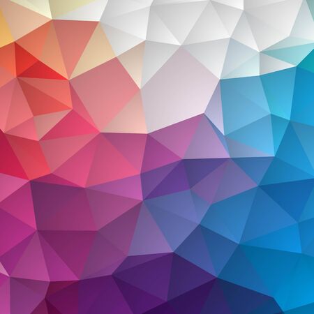 Abstract colorful geometric seamless pattern background with triangles and polygons shapes. Ideal for web and app template, book cover, fabric and gift wrap design. eps 10のイラスト素材