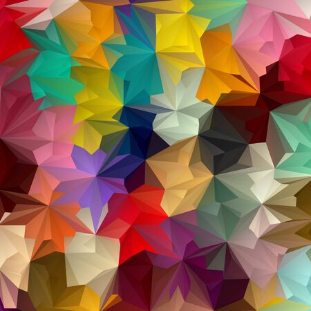bright colored triangles. Abstract background. layout for advertisingのイラスト素材