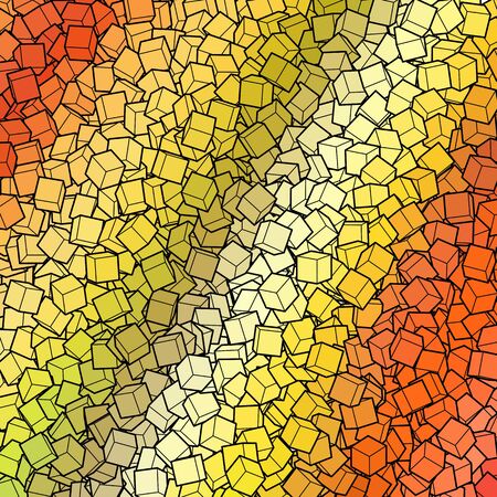 colored cubes. abstract vector illustration. geometric design. eps 10のイラスト素材