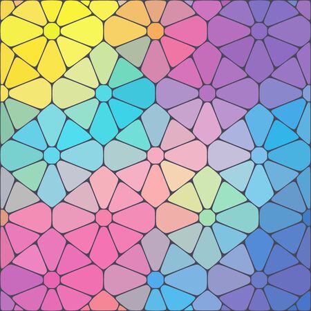colorful abstract pebbles. vector geometric background. eps 10のイラスト素材