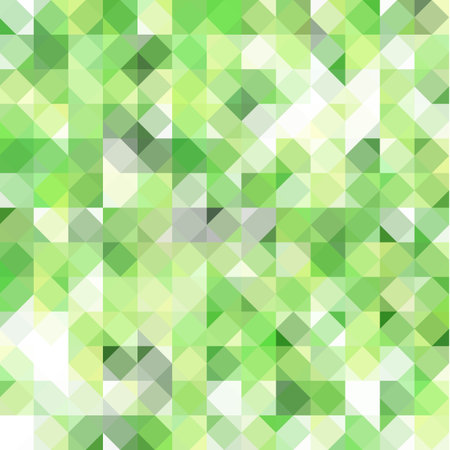 green verticalblurry triangle background design. Geometric background in Origami style with...